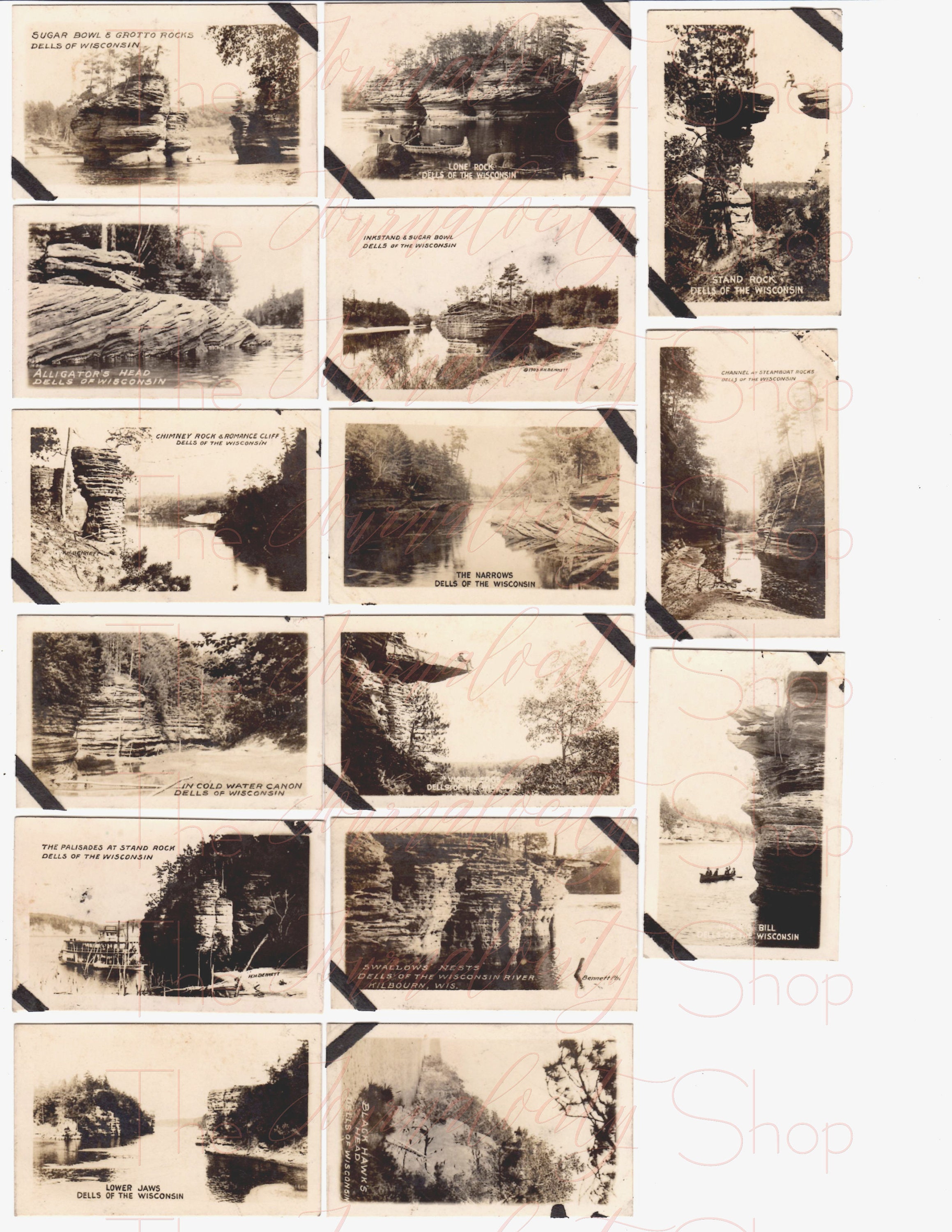 Vintage Photos - Wisconsin Dells INSTANT Digital Download