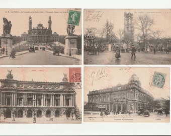 Paris Postcards: Antique French Ephemera (Digital Download)