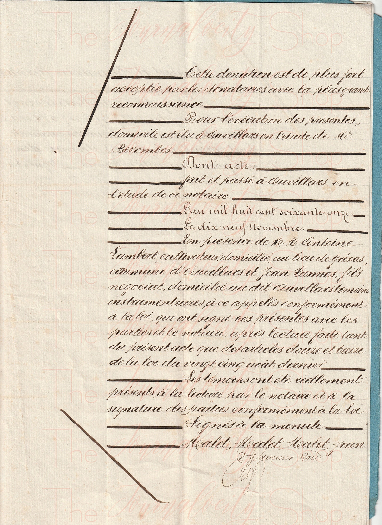 Antique French Document SET 3 INSTANT Digital Download Etsy