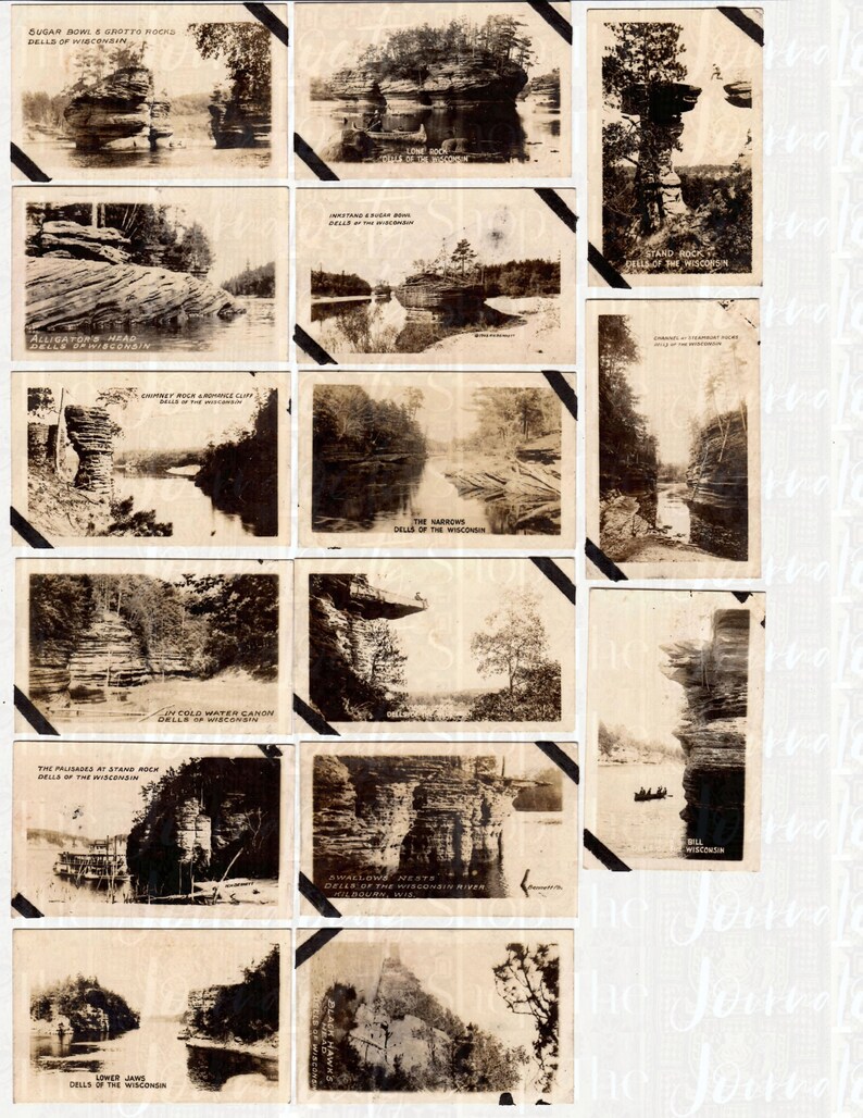 Vintage Photos Wisconsin Dells INSTANT Digital Download (Download Now