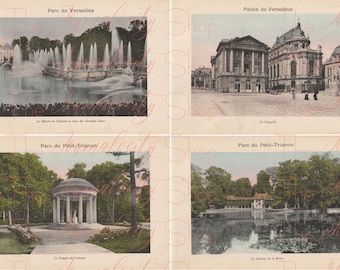 VERSAILLES in Watercolour - Set 2, INSTANT Digital Download; French; Ephemera