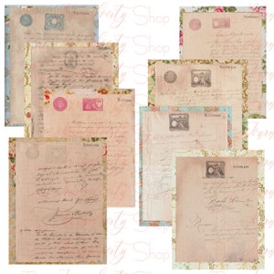 Antique 1800's Puerto Rican Legal Documents, INSTANT Digital Download; Spanish Script; beautiful handwriting