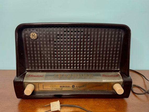 1940-50 General Electric Modelo 402 AM Trabajo Bakelite Radio - Etsy España