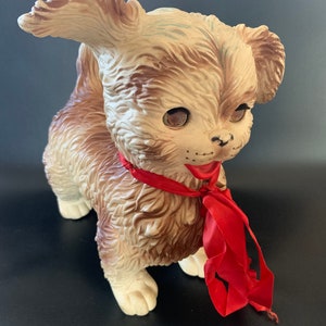 Vintage Edward Mobley Rubber Squeaky Toy with Sleepy Eyes