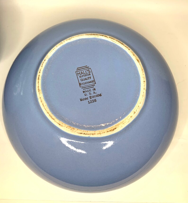 Vintage Hall Pottery Rose Parade 1259 Covered Casserole and Etsy