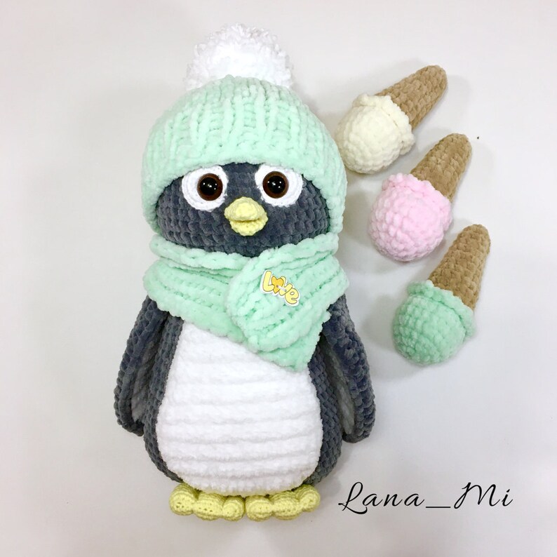 Pattern Crochet Penguin Crochet Pattern Easy Crochet Etsy