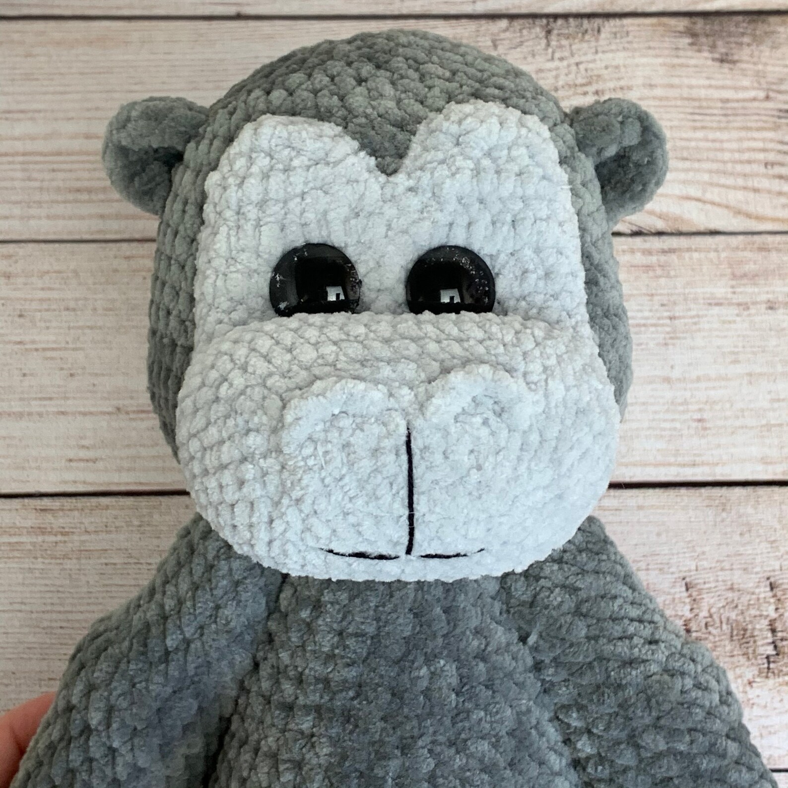 Gorilla Amigurumi Pdf Pattern Crochet Gorilla Crochet Etsy