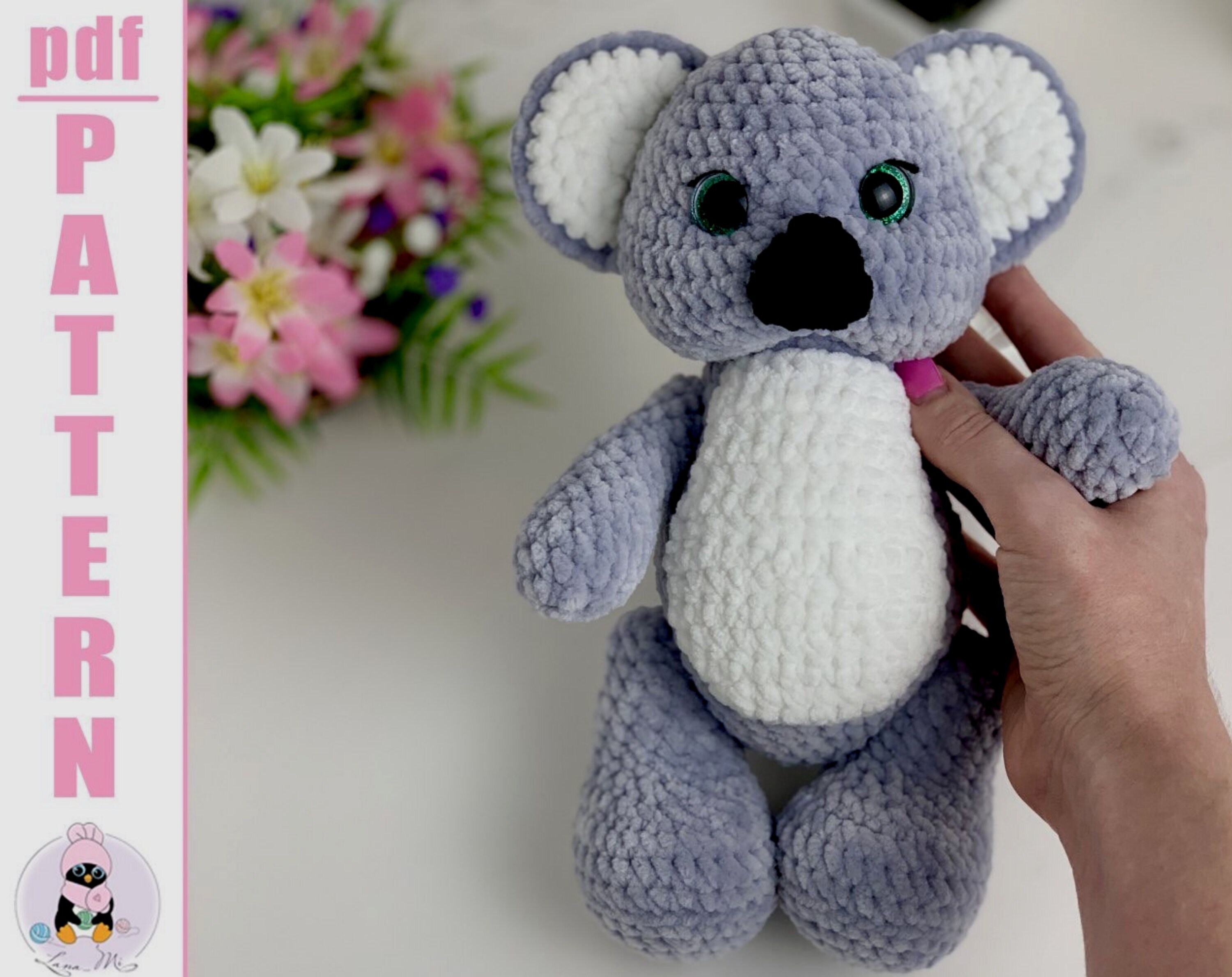 Toys & Games Toys Koala amigurumi crochet pattern koala plush toy Plush