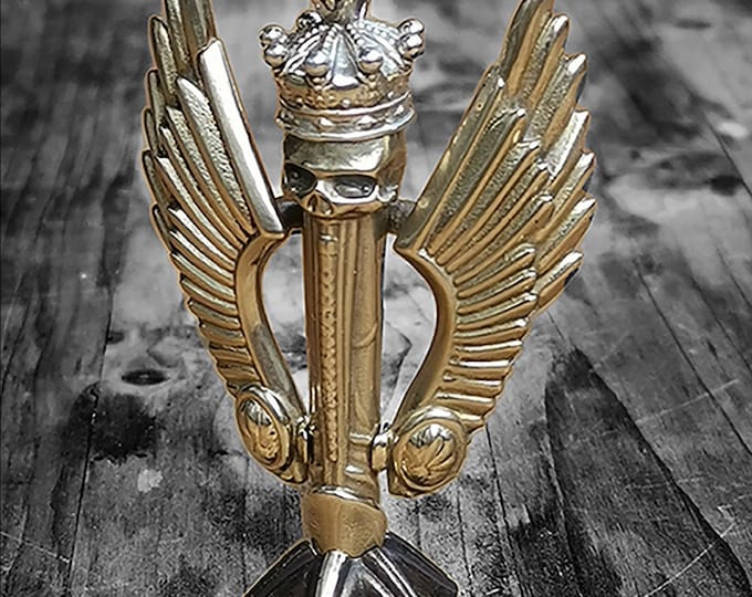 Phallus erectus 03/20 brass is also made of 2 parts, the crown are made of 925 silver