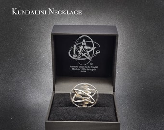 Kundalini, power symbol, silver 925 and gold plating