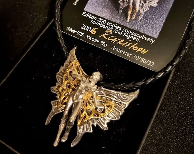 Butterfly Lady 2,Necklace,Silver 925,Butterfly Jewelry,gold Butterfly,Robert Christoph