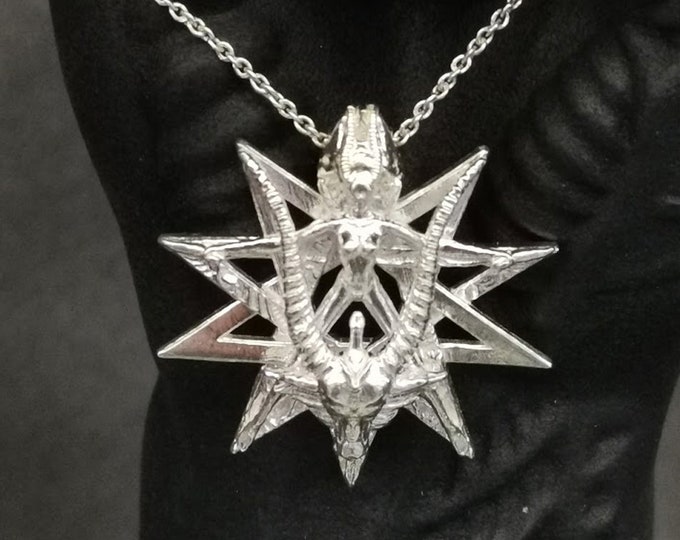 Baphomet Micro 2_2020  Silber 925. To you ! the mystical jewelry that touches the soul.