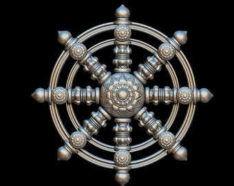 wheel Dharma Buddhism symbols Buddhism