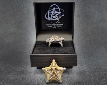 The magician's ring, solid ring high quality 48 grams 925 sterling silver,