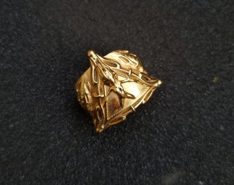 Magic Triangle Ring, US 9.25,925 Silber 18k vergoldet