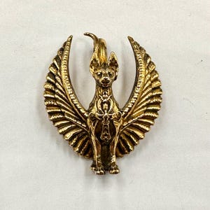 Bastet_Cat 2  Goddess Egyptian Goddess 32 x 38 x 14 mm