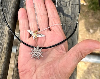 H.R. Giger 'Giger-Bat' Silver Pendant | Original Miniature from 1976 | Collector's Item NEW