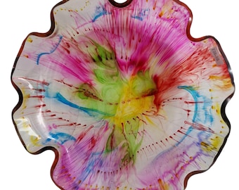 Resin bowl for fruit and/or sweets. 25 cm wide.