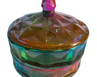 Stacking trays/jar for trinkets, change and/jewellery. Can also be used for food. Hand made.