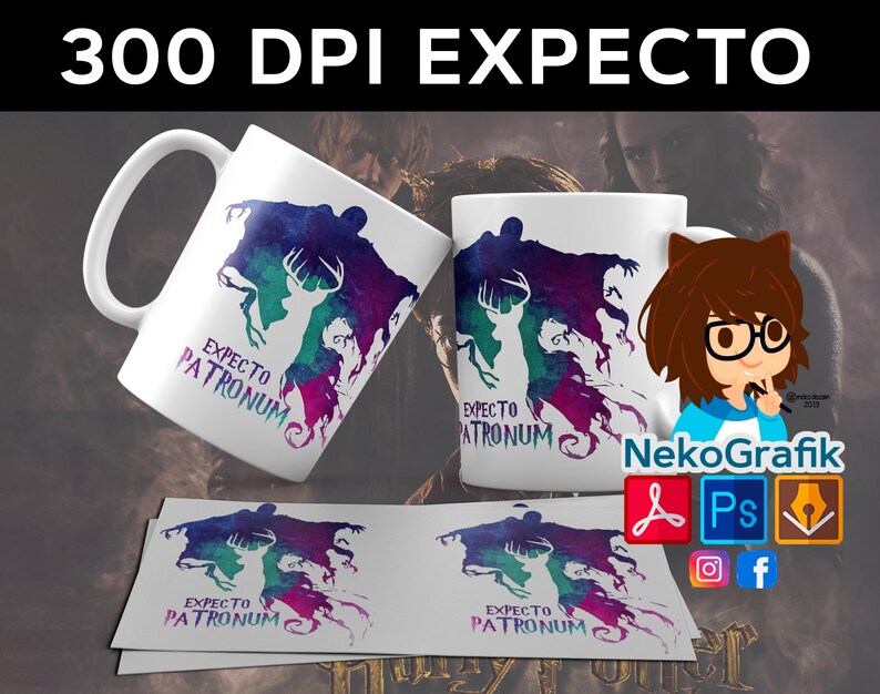 Shirt Sublimation Potter Cup T Patronus Mug Template Expecto Patronum Shirts Harry vmIYbf76yg