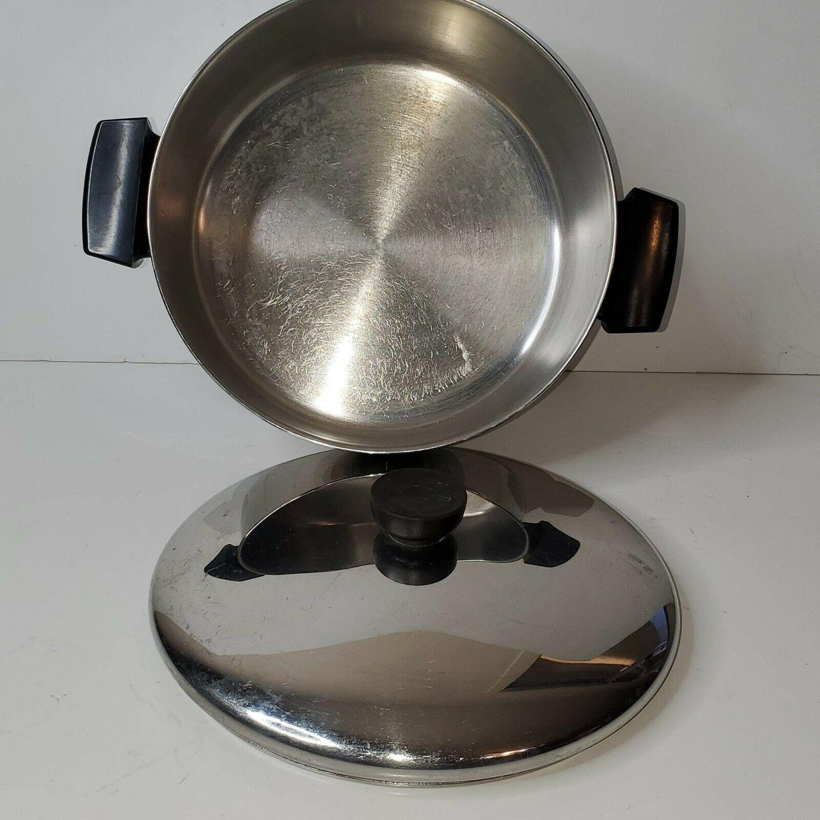 Revere Ware Stainless Steel 4 1/2 Qt Stock Pot 97b w/ Lid Made Etsy