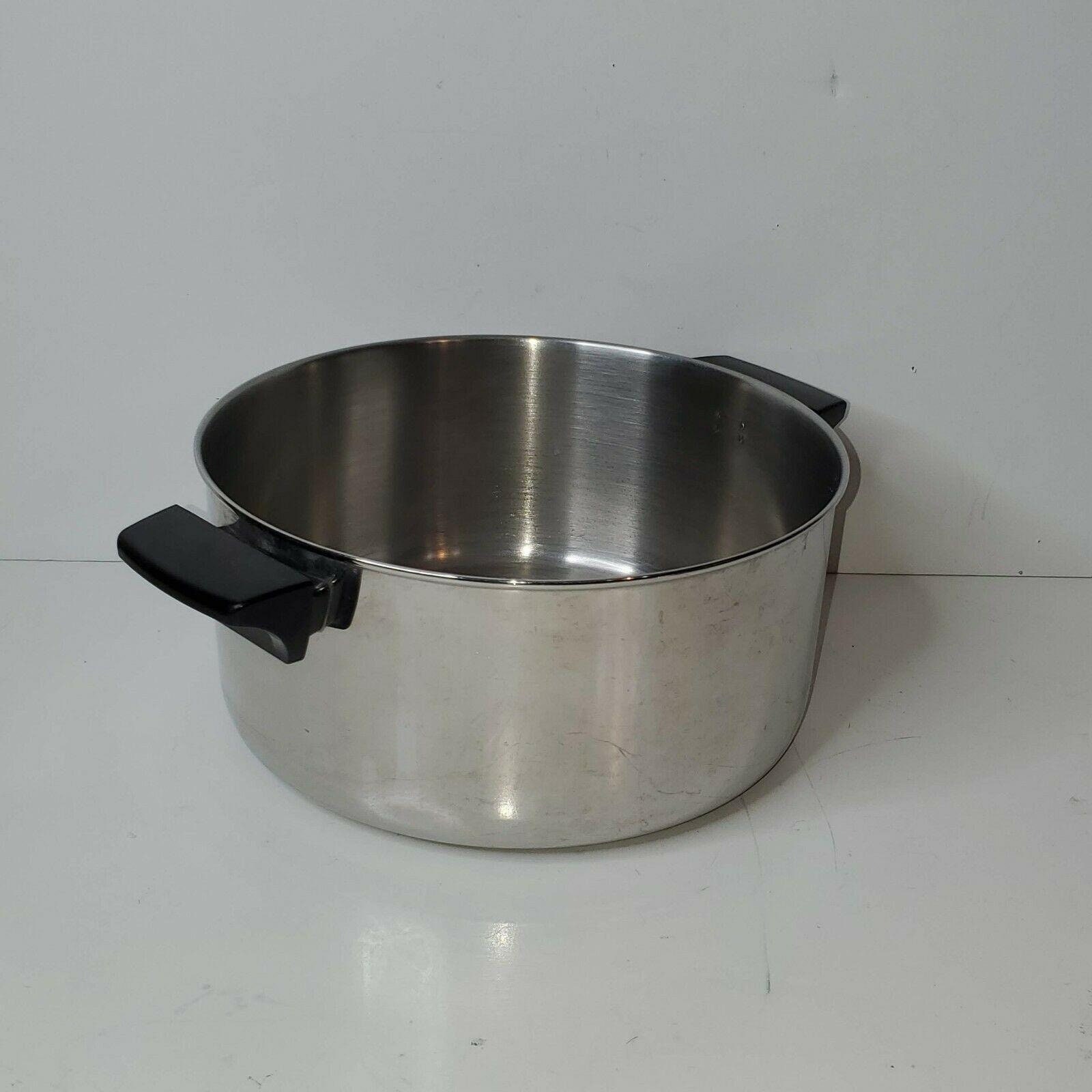 Revere Ware Stainless Steel 4 1/2 Qt Stock Pot 97b w/ Lid Made Etsy