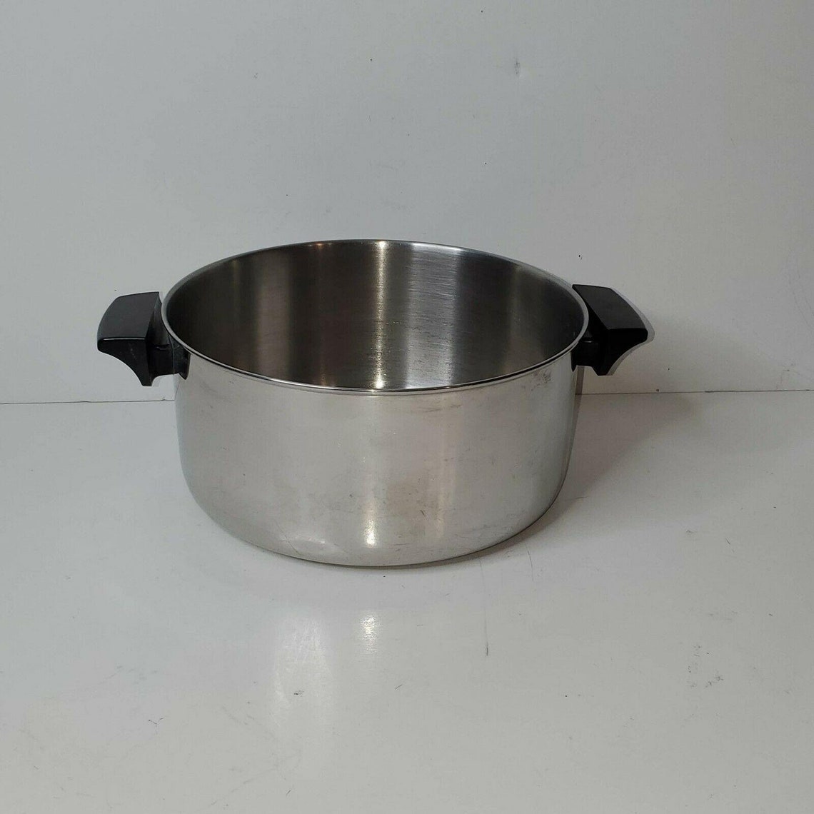 Revere Ware Stainless Steel 4 1/2 Qt Stock Pot 97b w/ Lid Made Etsy