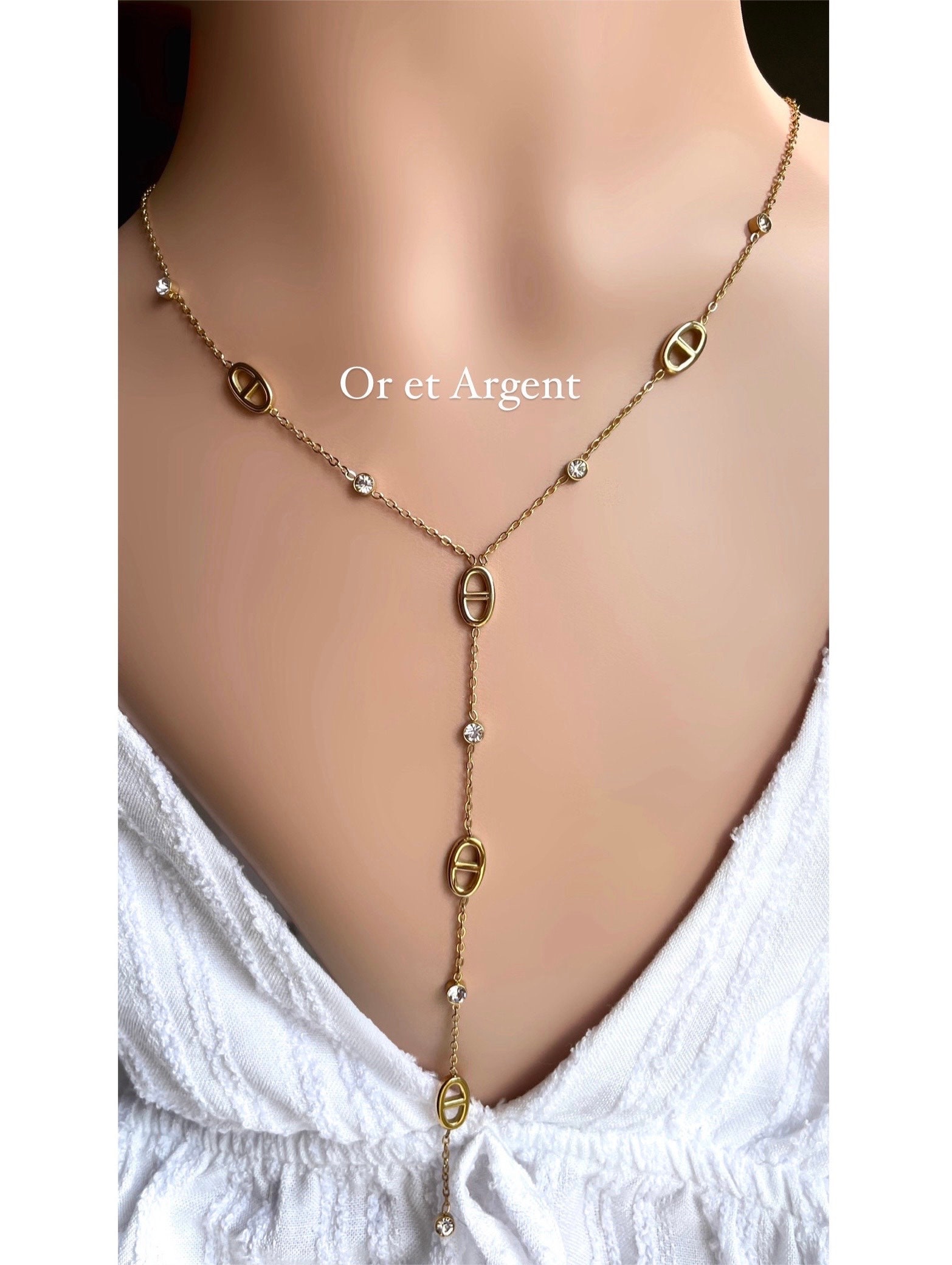 Stylish and practical solution for broken or claspless necklaces