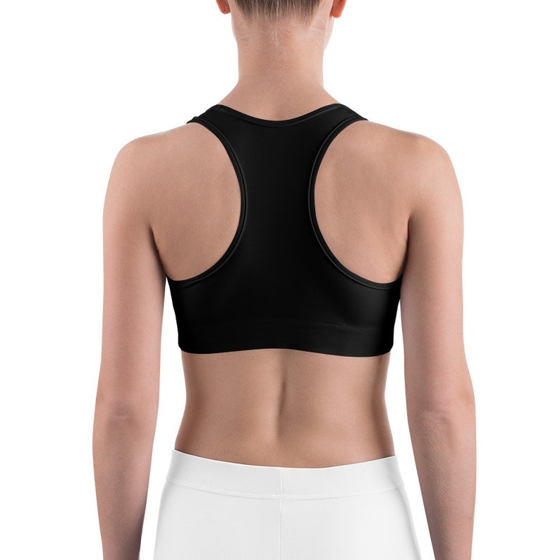 Black sports bra