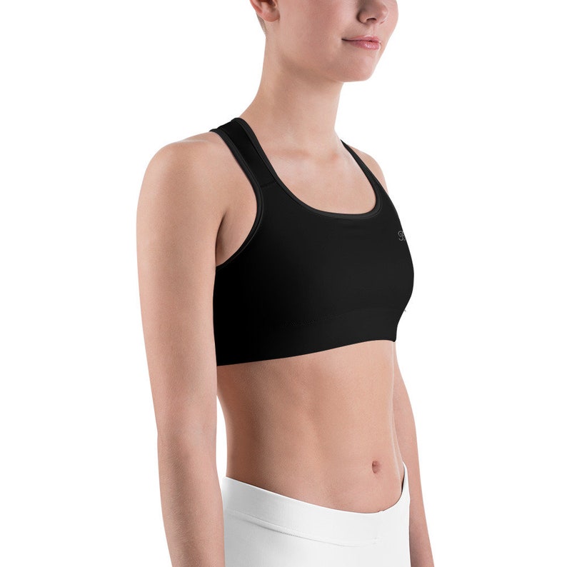 Black sports bra