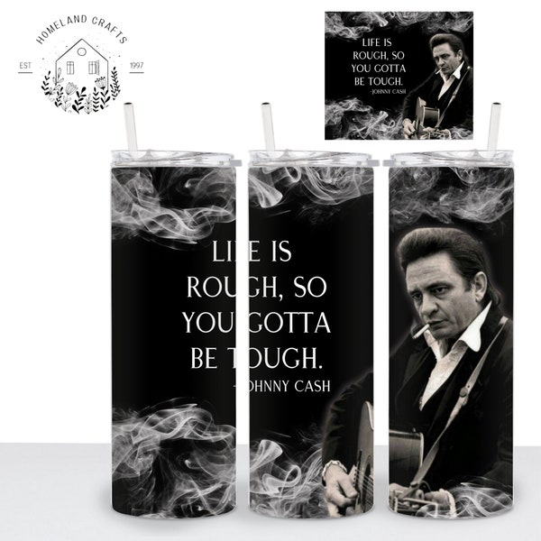 The Man In black 20oz Skinny Tumbler Sublimation Designs for Straight Tumbler Design - PNG Digital Download