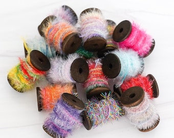 10 Yds. Multicolor Tiny Tinsel Sparkle Ribbon