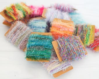 10 Yds. Multicolor Tiny Tinsel Sparkle Ribbon