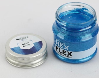 HexFlex Metallic Paints Deep Blue 50ml