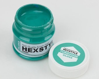 Hexstyle Gloss Turquoise 50ml