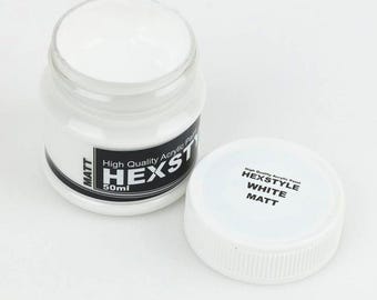 Hexstyle Matt White 50ml