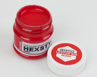Hexstyle Gloss Lipstick Red 50ml