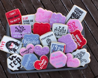 Taylor Swift Eras Sugar Cookies (random assortment)