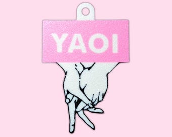 Yaoi Hands Keychain or Pin: Fujoshi BL Anime Charm