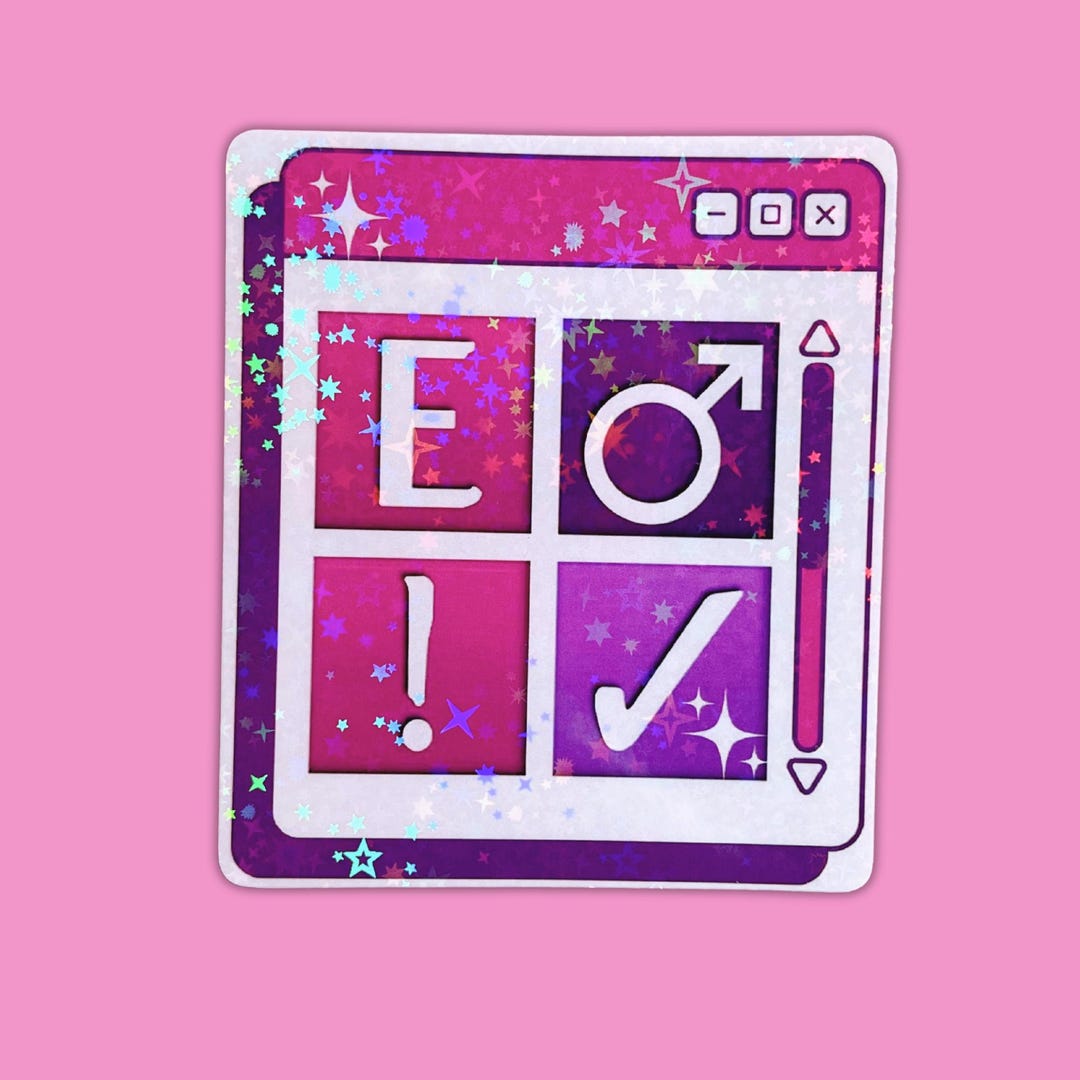 AO3 Archive Warnings Vinyl Sticker: Fandom Fanfic Laptop Sticker - Etsy