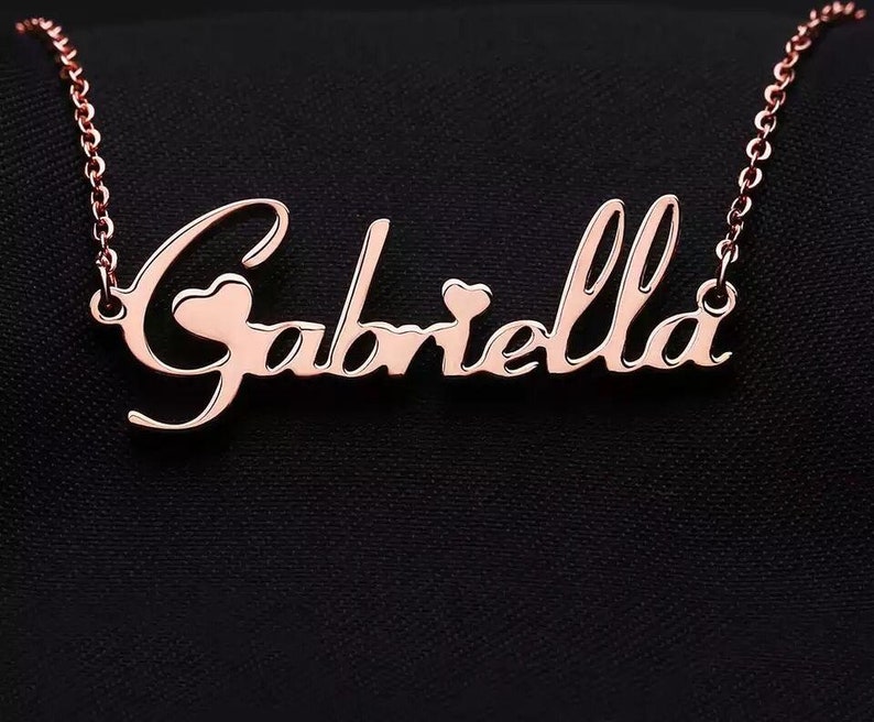 Gift for her\u2022 Custom symbol name necklace \u2022 name necklace\u2022 gift for wife \u2022rose gold name necklace \u2022 gift for mother \u2022 personalized jewellery