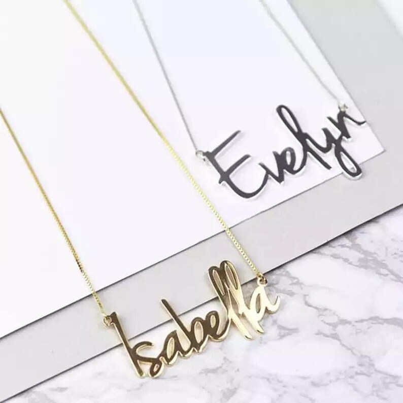 Custom name \u2022 custom name necklace \u2022 custom jewelry \u2022 customized name necklace \u2022 gift for father \u2022 personalised necklace \u2022 name necklace \u2022