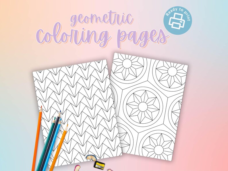 Therapeutic art activity: abstract black-and-white coloring design for stress relief.