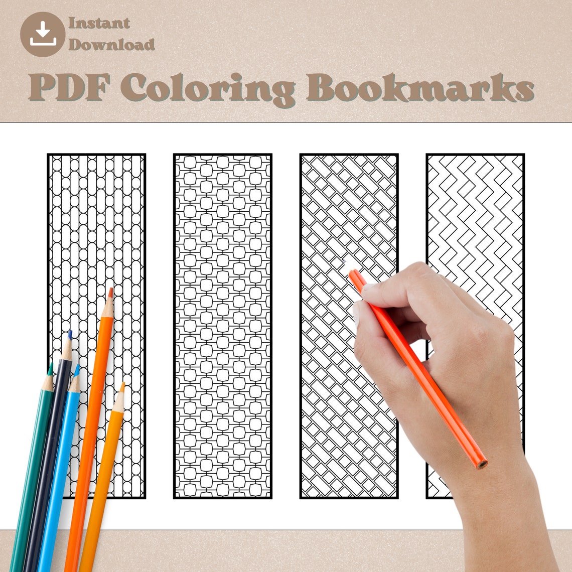 Printable Bookmarks Motivational PDF Coloring for Teens - Etsy