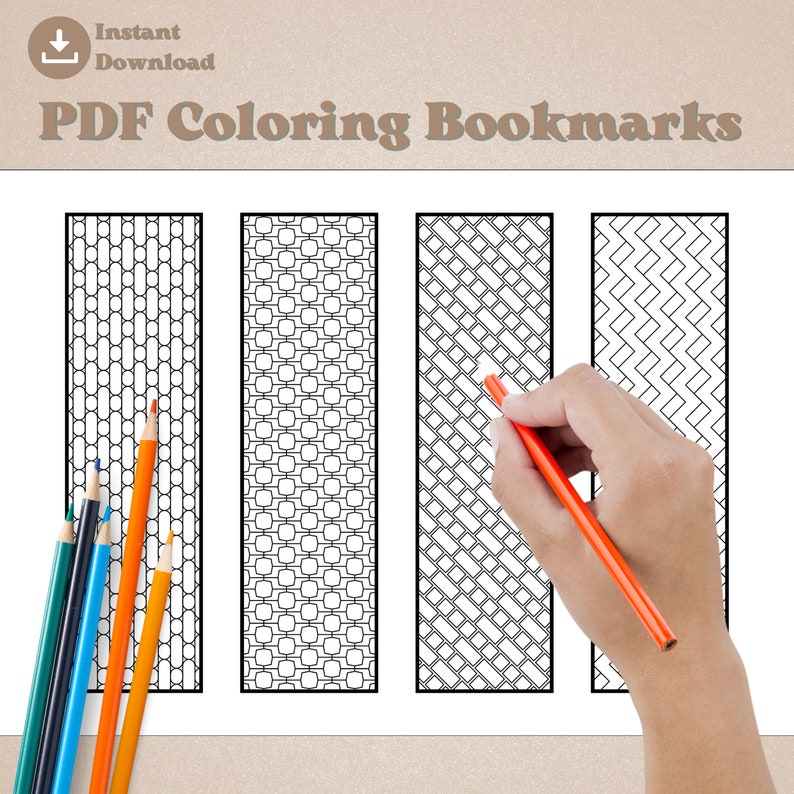 Printable Bookmarks Motivational PDF Coloring for Teens - Etsy