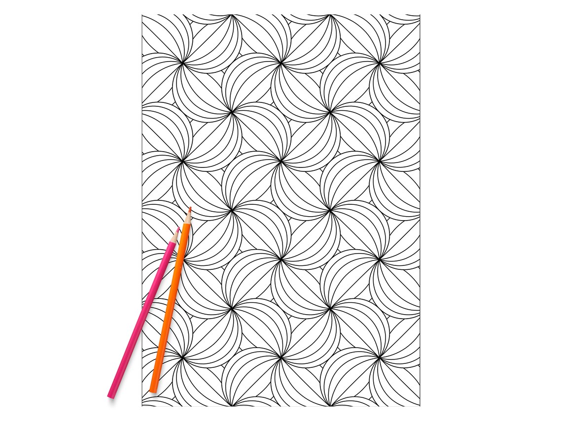 Abstract Pattern Colouring Page Pdf, Therapeutic Abstract Coloring ...