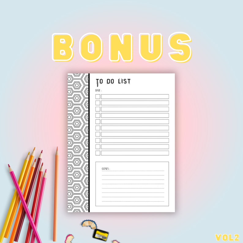 BONUS to do list- vol2