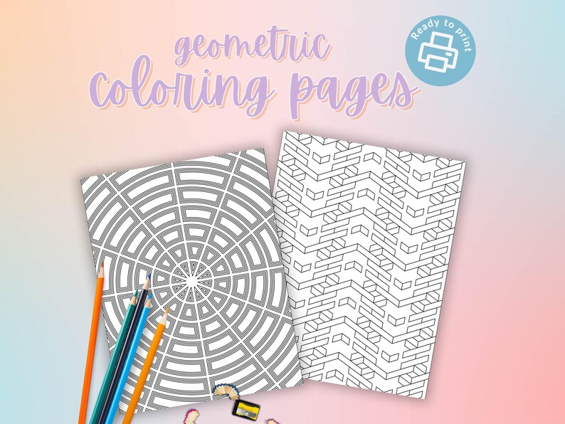 Boho-inspired abstract coloring page with free-flowing lines, earthy motifs, and relaxed design for mindful coloring