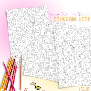 Unique adult coloring book pages – mental health and relaxation coloring PDF