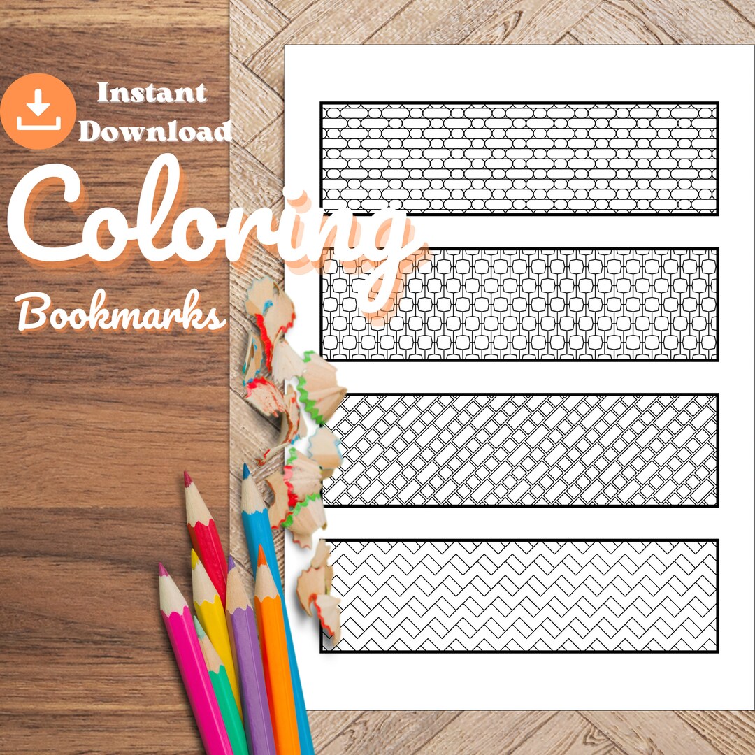 Printable Bookmarks Motivational PDF Coloring for Teens - Etsy